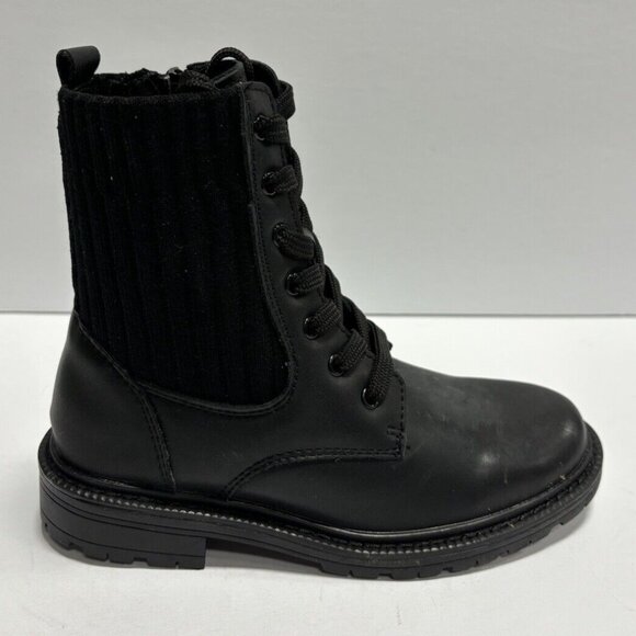 Sam Edelman Kids’ Lydell Combat Boots Black, Girls’ Size 13 M - Picture 1 of 7